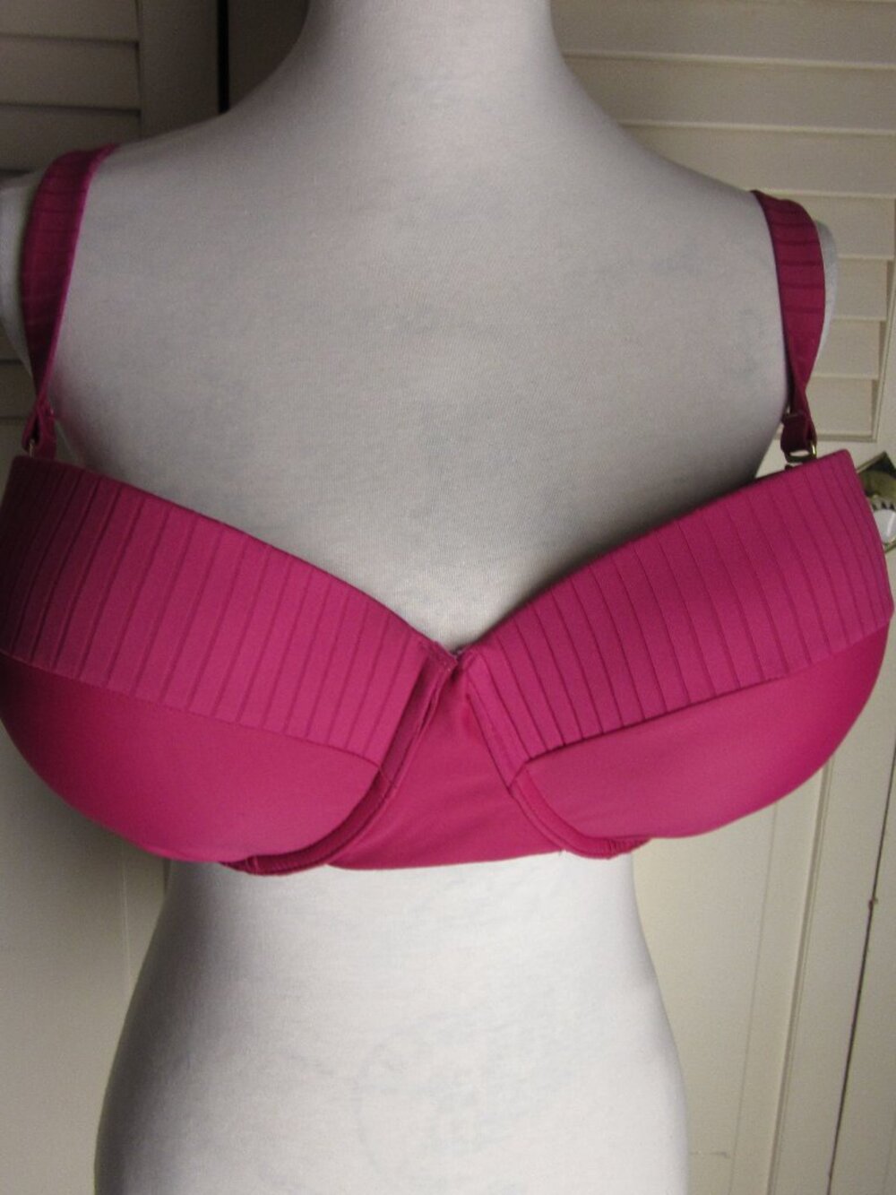 Hot Pink (Rose Pink) Underwire Top 3X (24W x 26W) - NEW W/TAGS